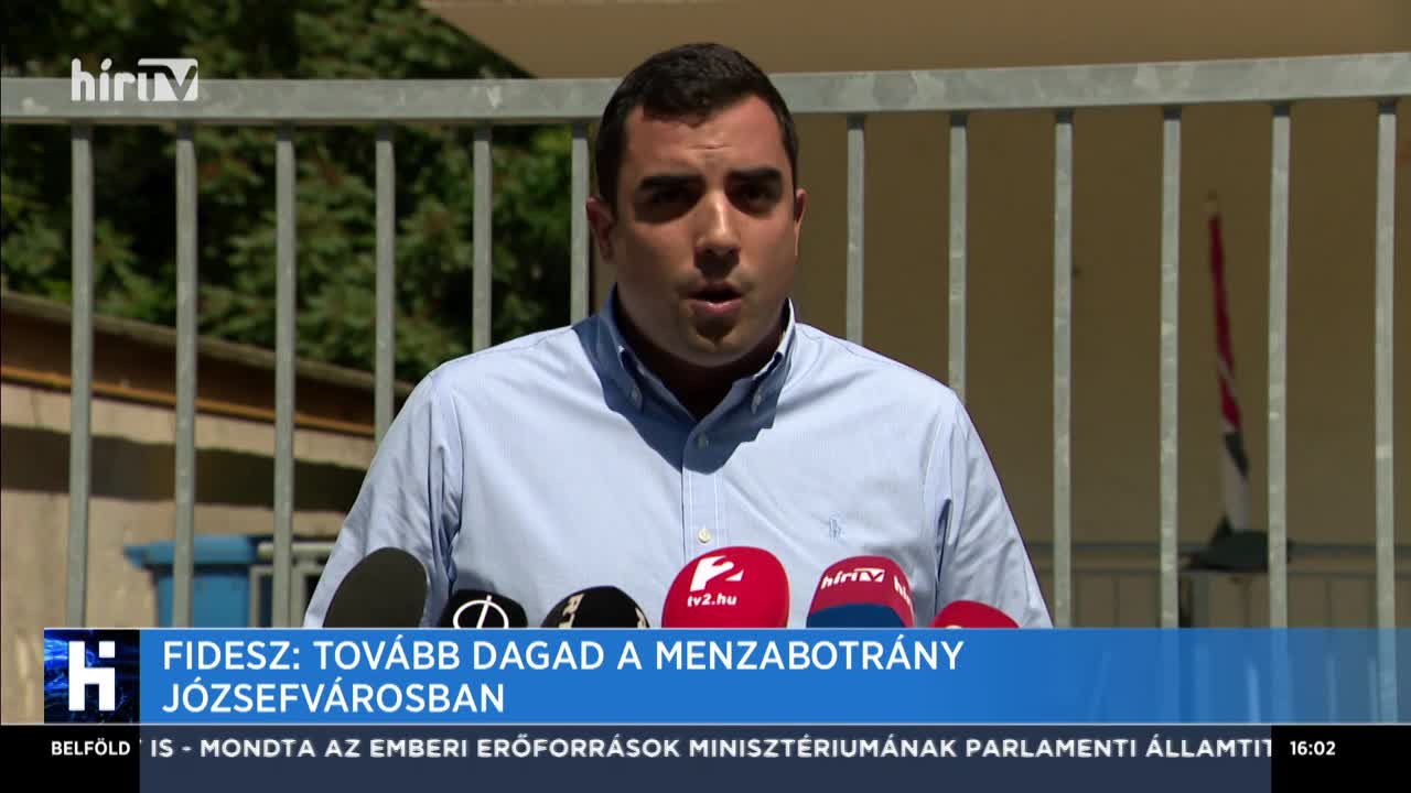 Fidesz: Tovább dagad a menzabotrány Józsefvárosban