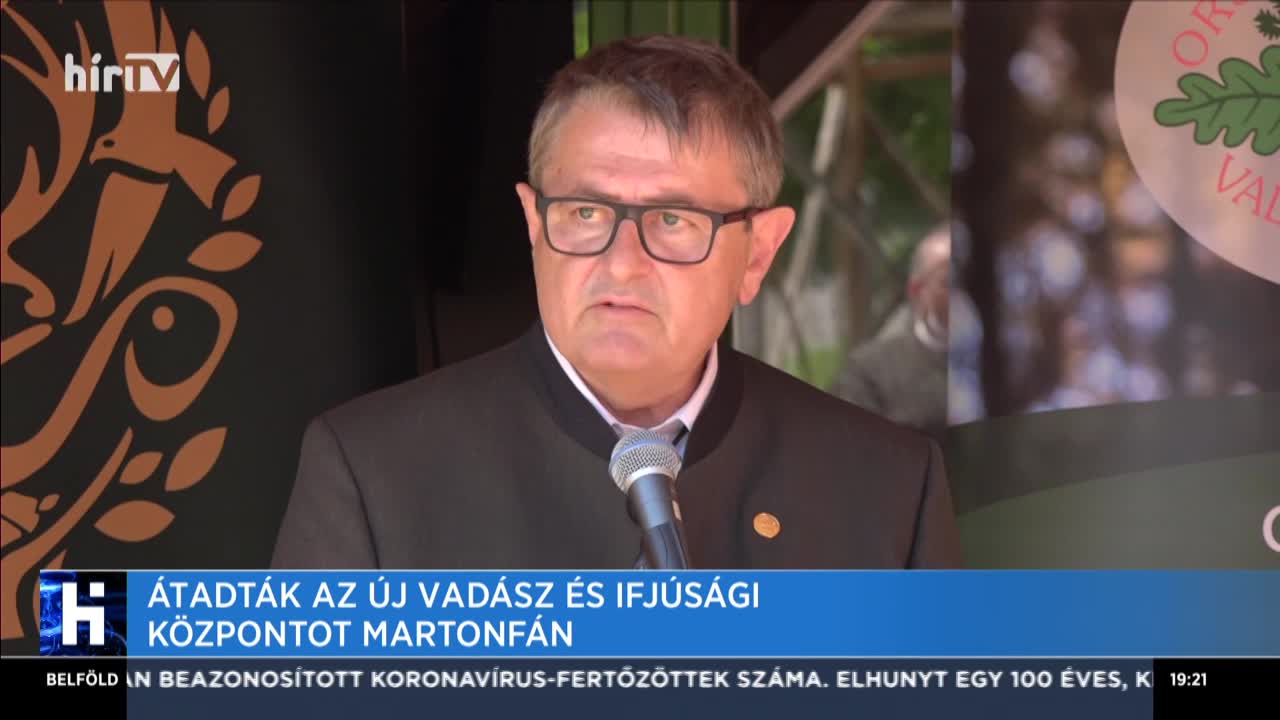 Átadták az új Vadász- és Ifjúsági Központot Martonfán