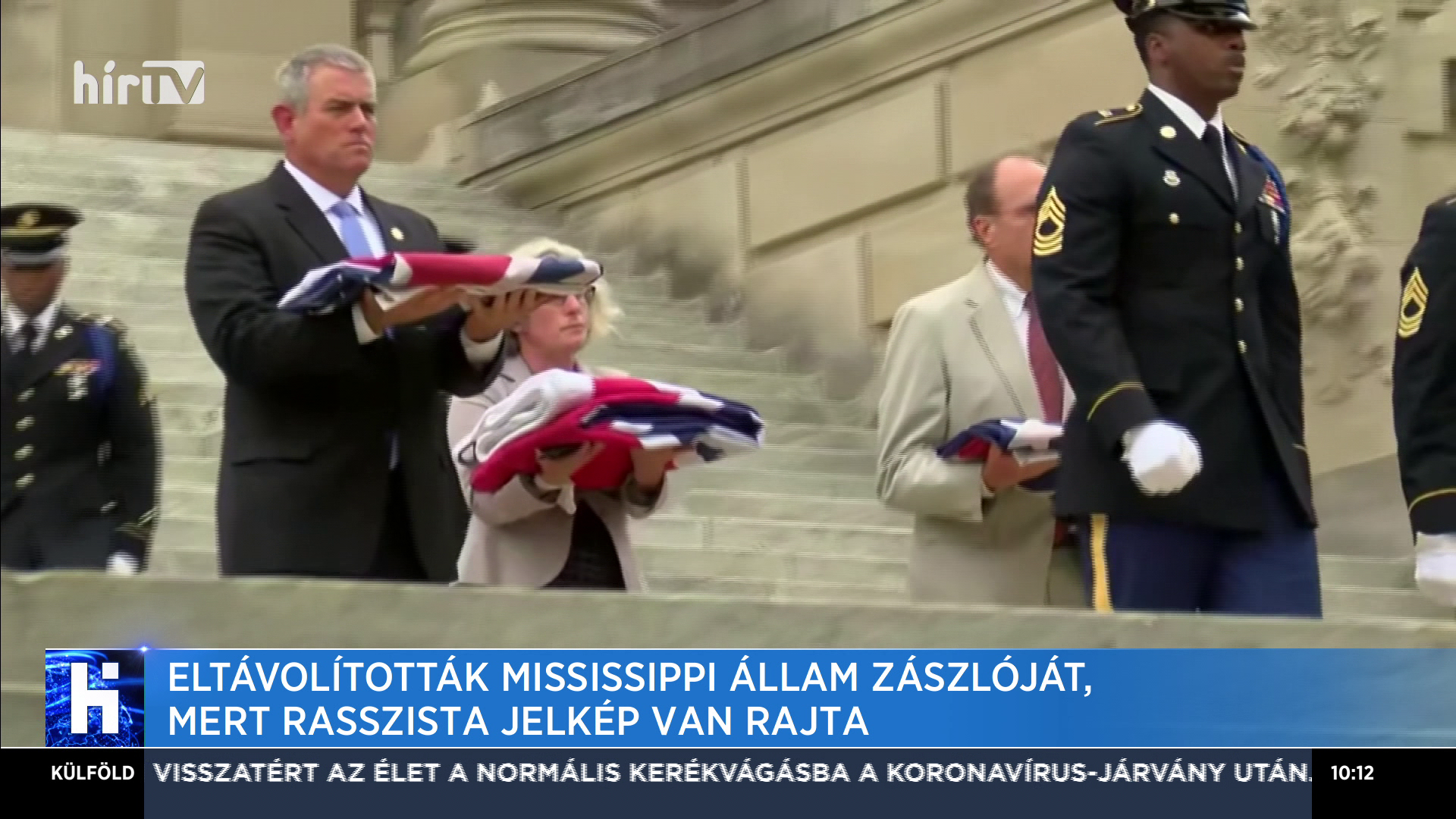 Eltávolították Mississippi állam zászlóját, mert rasszista jelkép van rajta