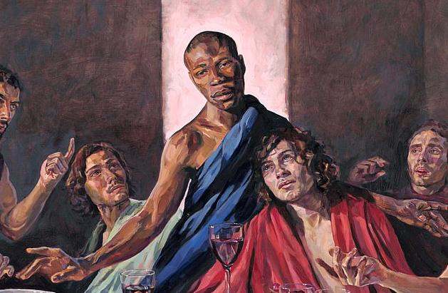 Fekete Jézust festettek egy angol katedrálisban