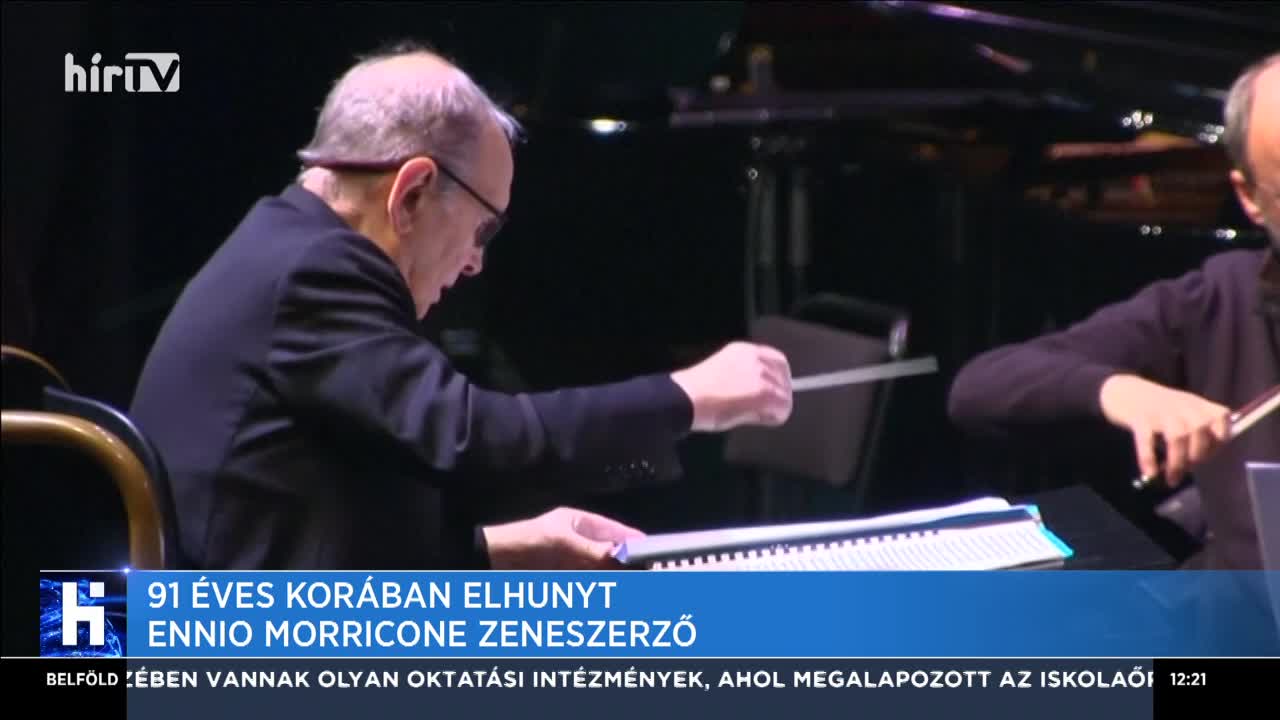 Meghalt Ennio Morricone olasz zeneszerző