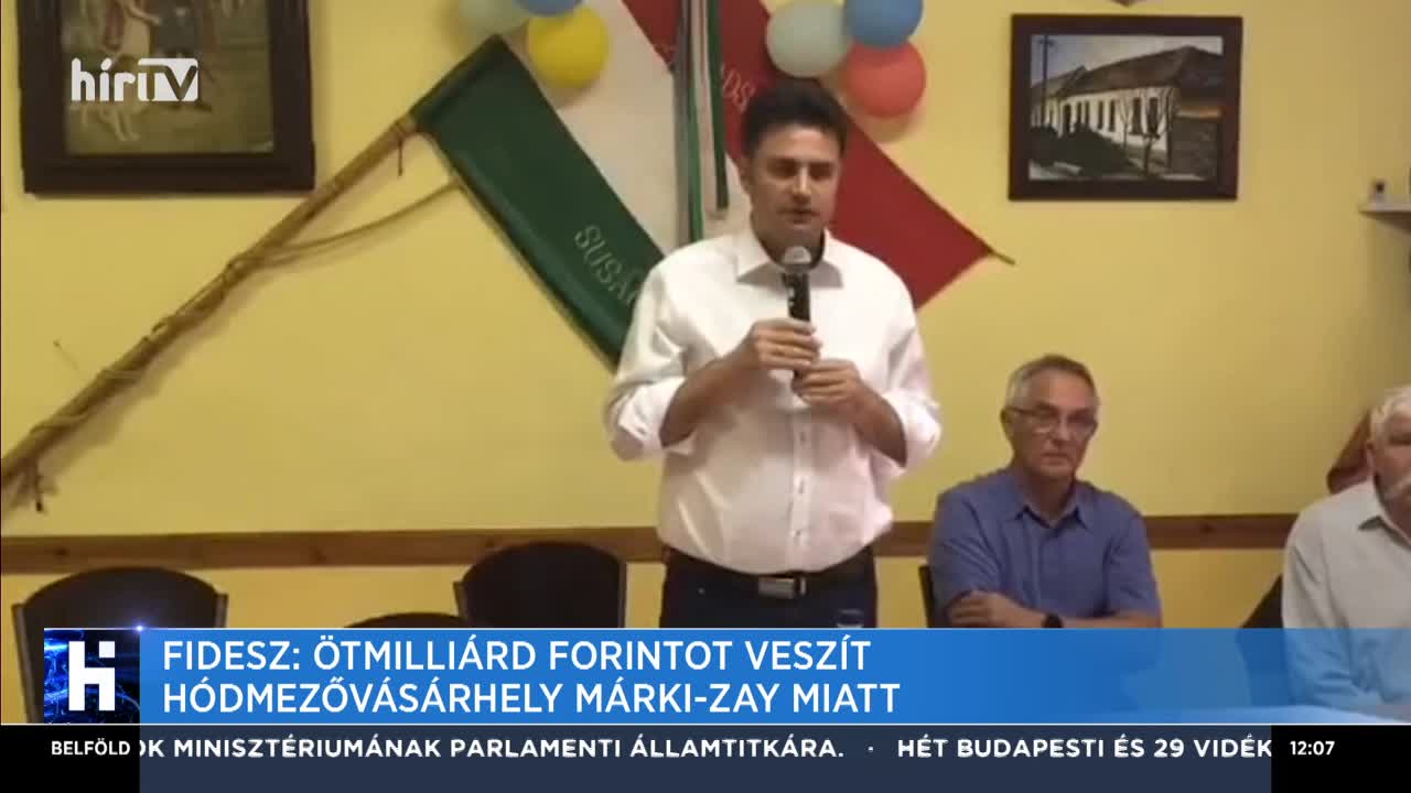 Fidesz: Ötmilliárd forintot veszít Hódmezővásárhely Márki-Zay miatt