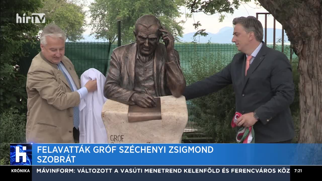 Felavatták gróf Széchenyi Zsigmond szobrát