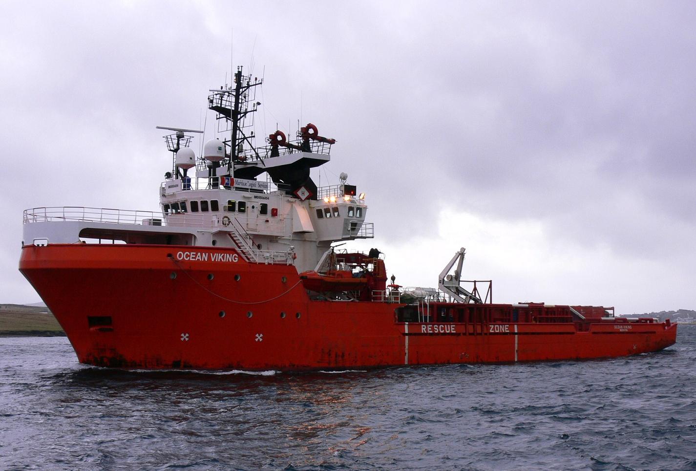 Az olasz hatóságok szabálytalanságok miatt lefoglalták az Ocean Vikinget
