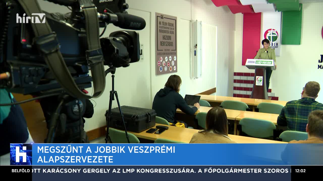 Megszűnt a Jobbik veszprémi alapszervezete