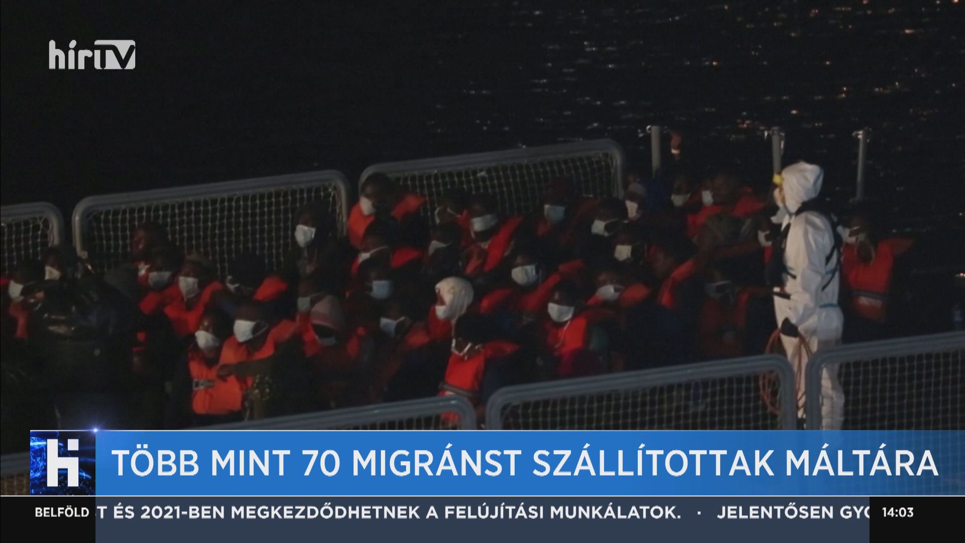Több mint 70 migránst szállítottak Máltára