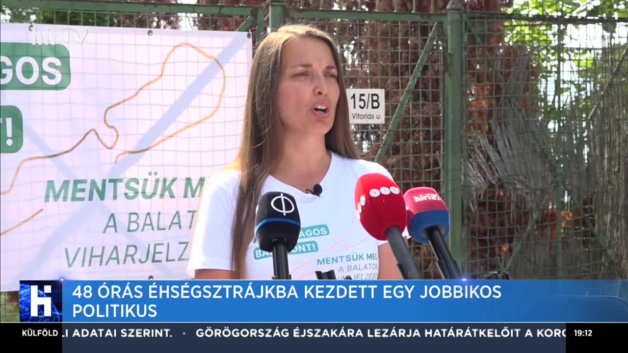 48 órás éhségsztrájkba kezd a Jobbik alelnöke
