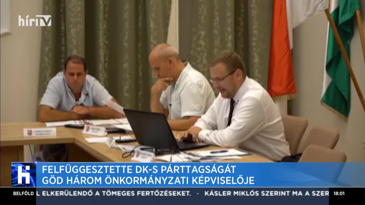 Felfüggesztette DK-s párttagságát Göd három önkormányzati képviselője