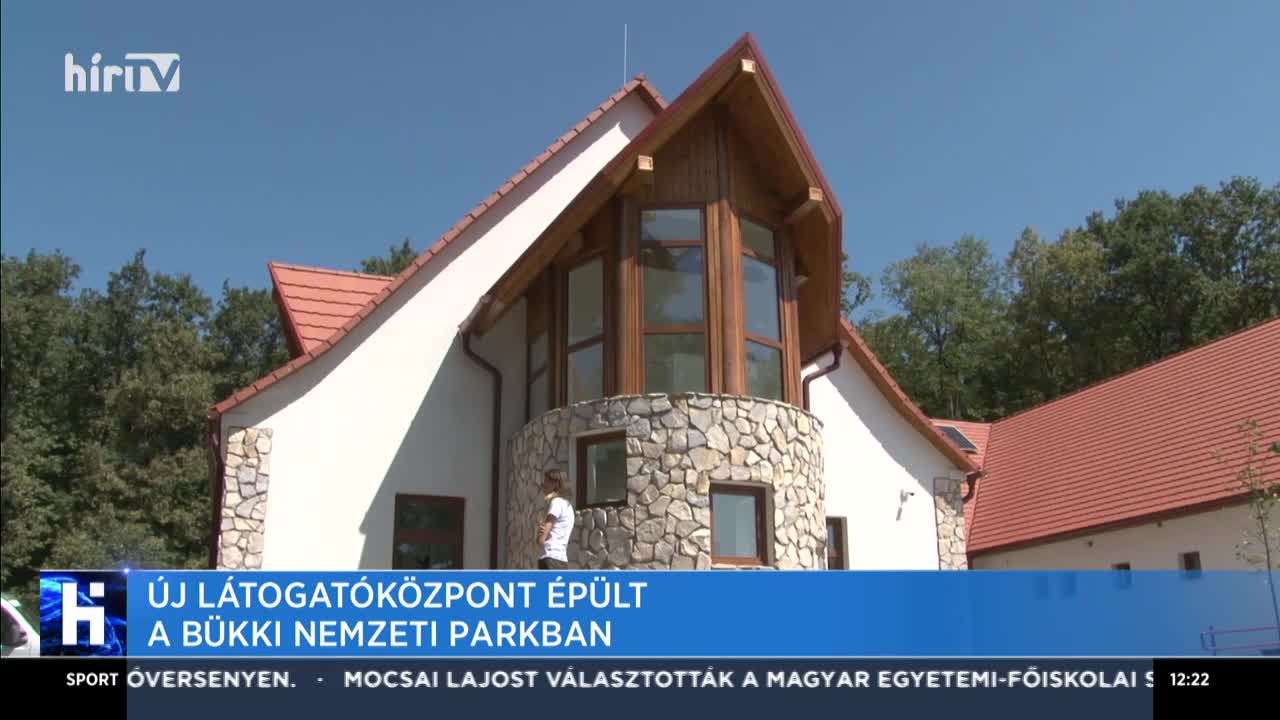 Új látogatóközpont épült a Bükki Nemzeti Parkban