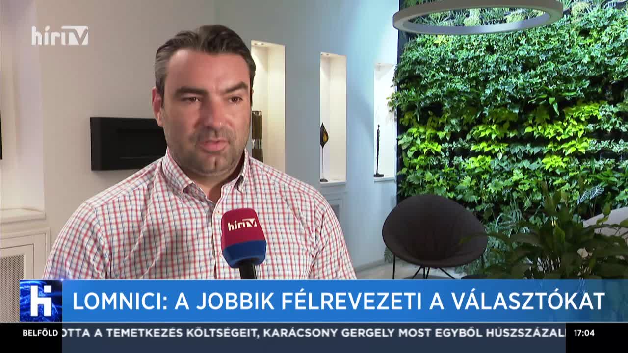 Lomnici: A Jobbik félrevezeti a választókat
