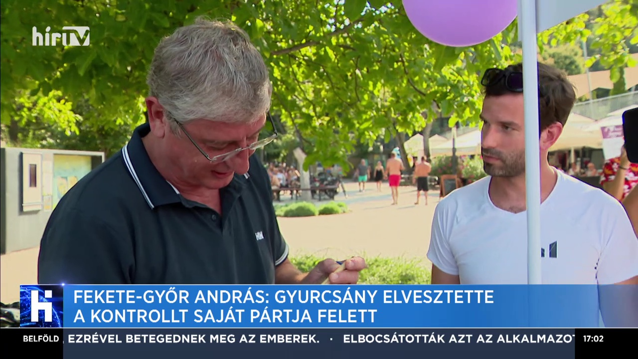 Fekete-Győr András: Gyurcsány elvesztette a kontrollt saját pártja felett