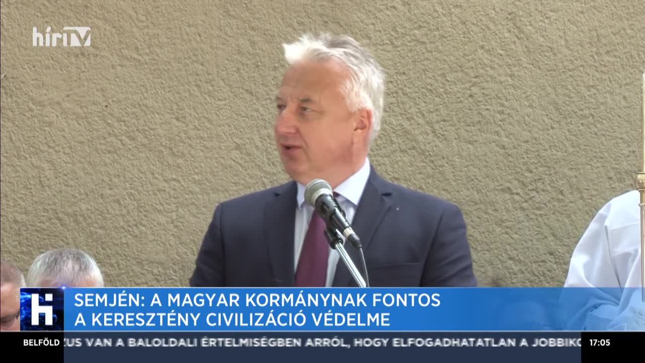 Semjén: A magyar kormánynak fontos a keresztény civilizáció védelme