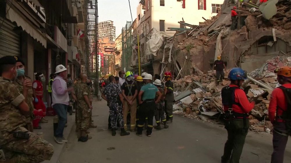 Életjeleket fogtak a romok alól egy héttel a bejrúti robbanás után