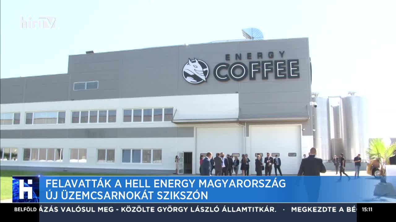 Felavatták a Hell Energy Magyarország új üzemcsarnokát Szikszón