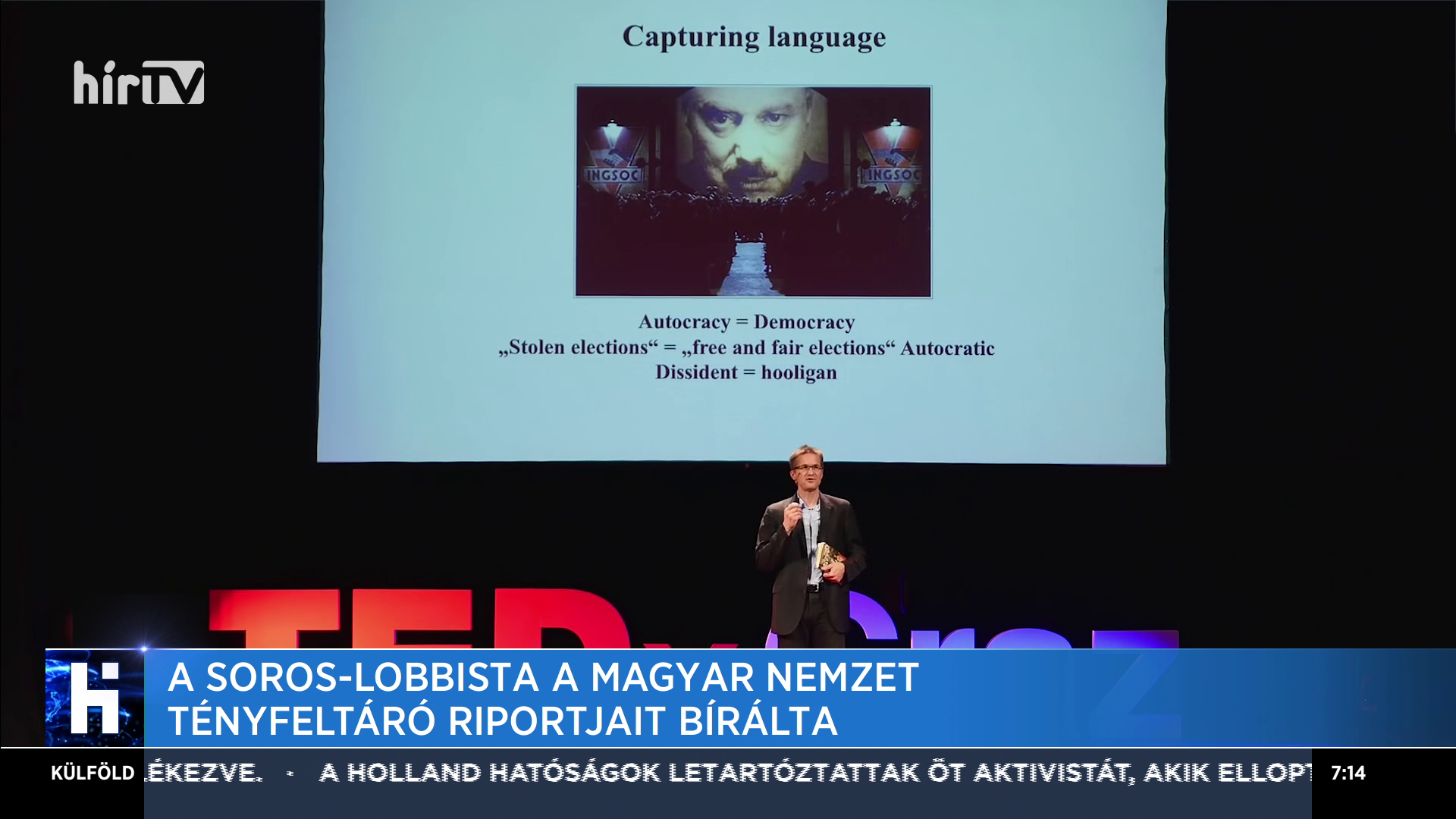 A Soros-lobbista a Magyar Nemzet tényfeltáró riportjait bírálta