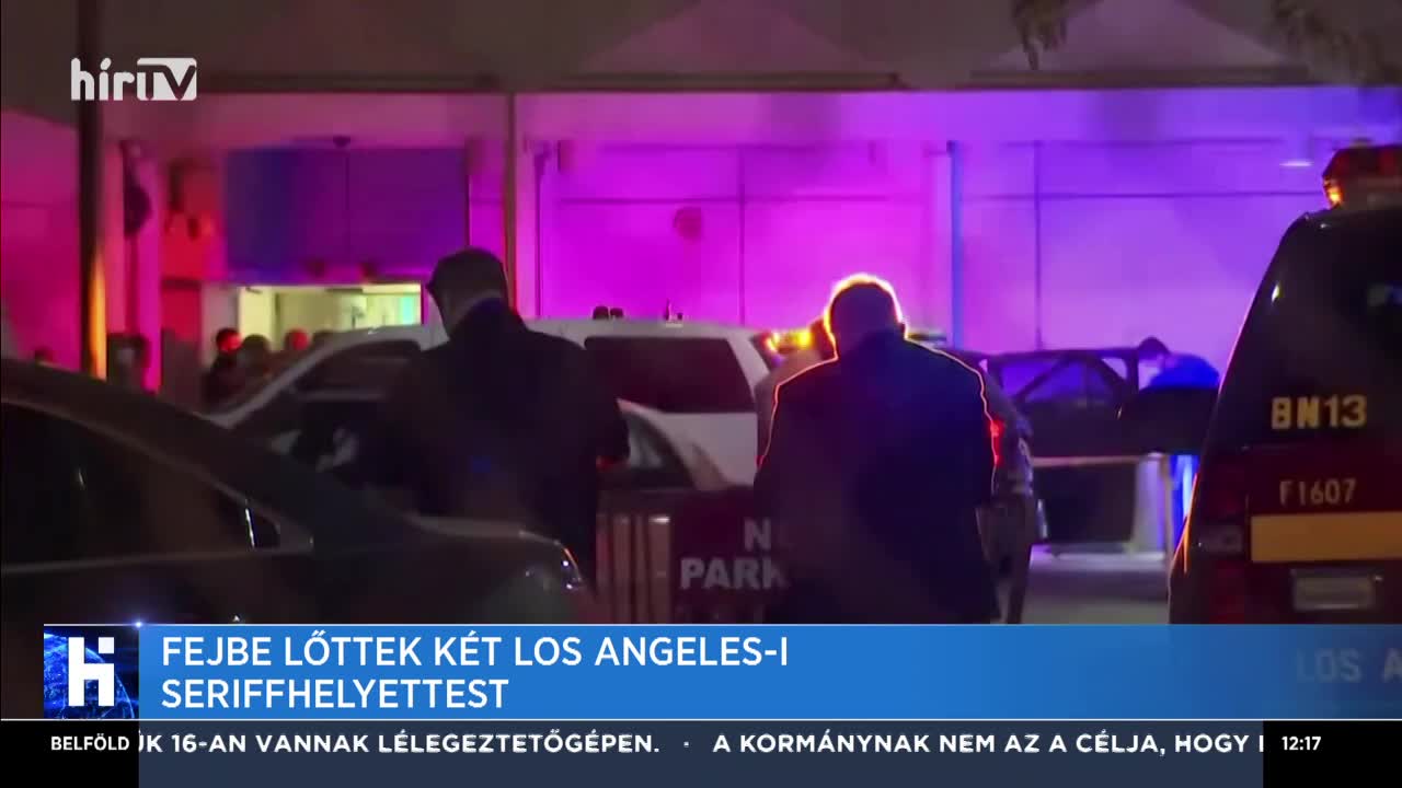 Fejbe lőttek két Los Angeles-i seriffhelyettest