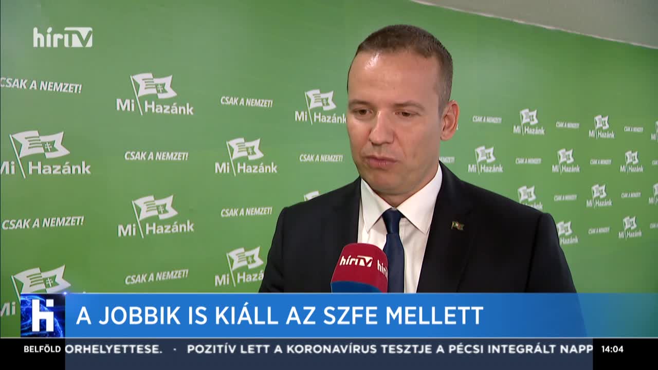A Jobbik is kiáll az SZFE mellett