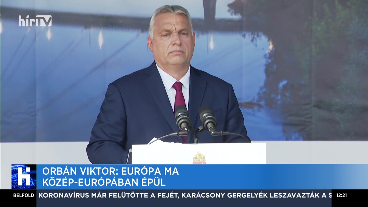 Orbán Viktor: Európa ma Közép-Európában épül