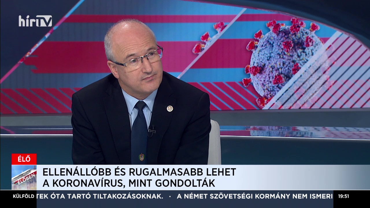 Dr. Kellermayer Miklós: Ellenállóbb és rugalmasabb lehet a koronavírus, mint gondolták
