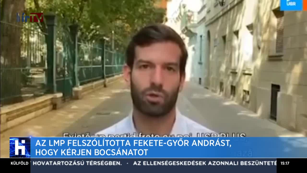Az LMP felszólította Fekete-Győr Andrást, hogy kérjen bocsánatot