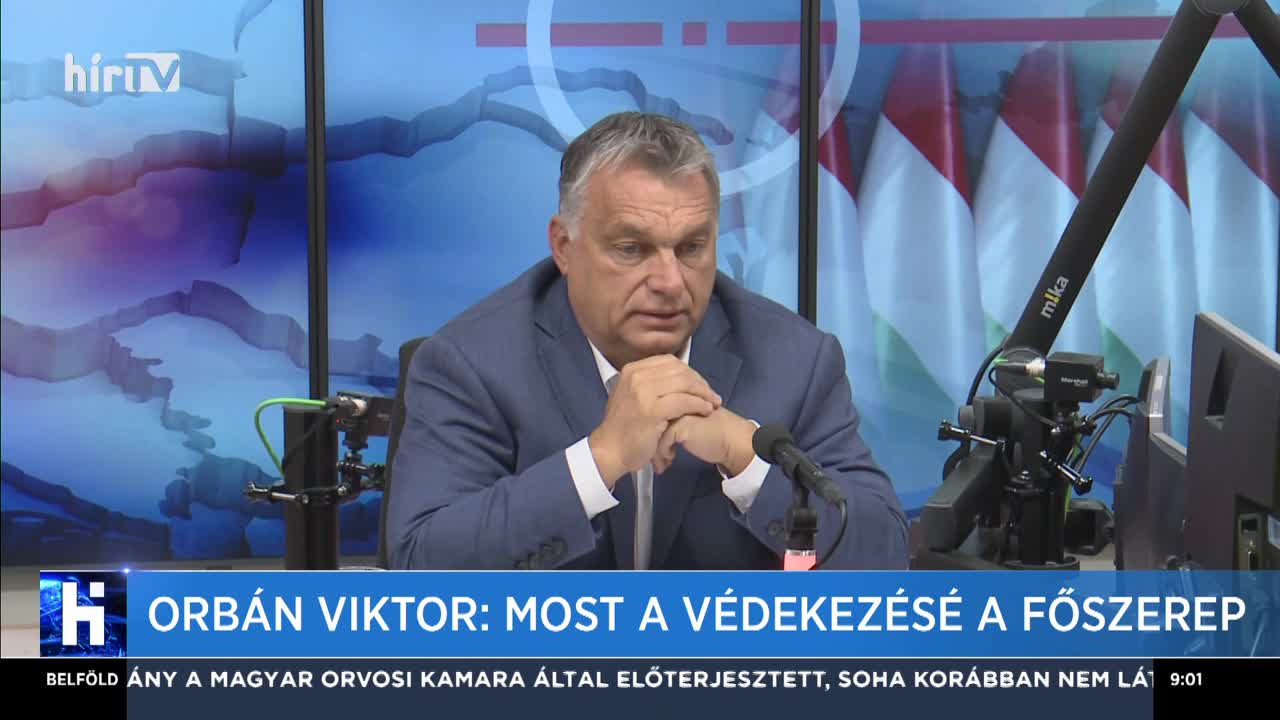 Orbán Viktor: Most a védekezésé a főszerep