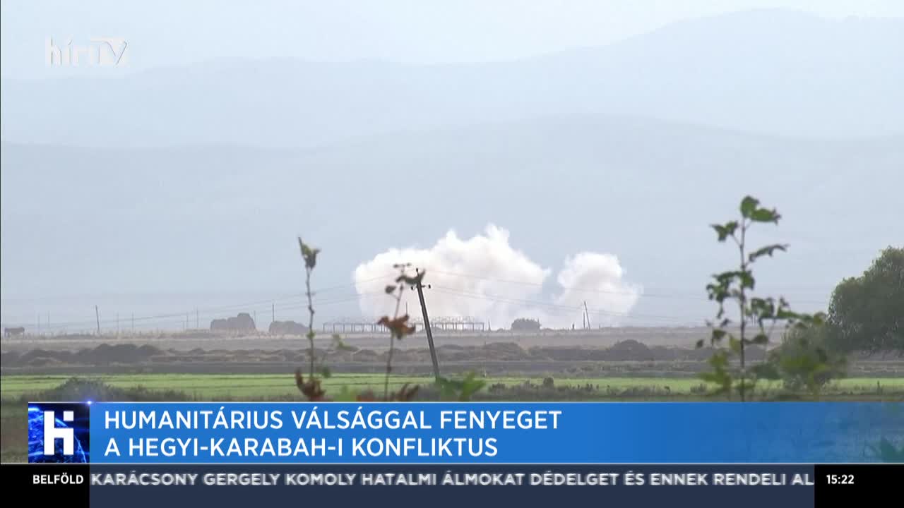Humanitárius válsággal fenyeget a Hegyi-Karabah-i konfliktus