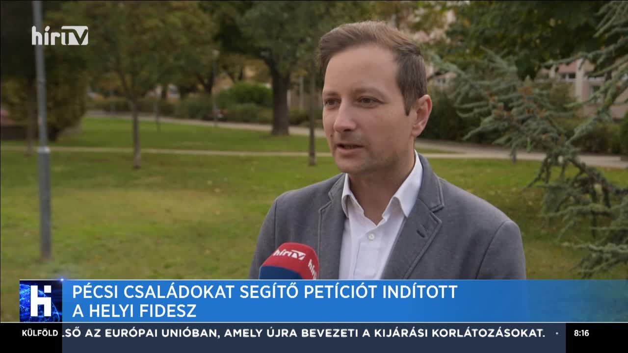 Pécsi családokat segítő petíciót indított a helyi Fidesz