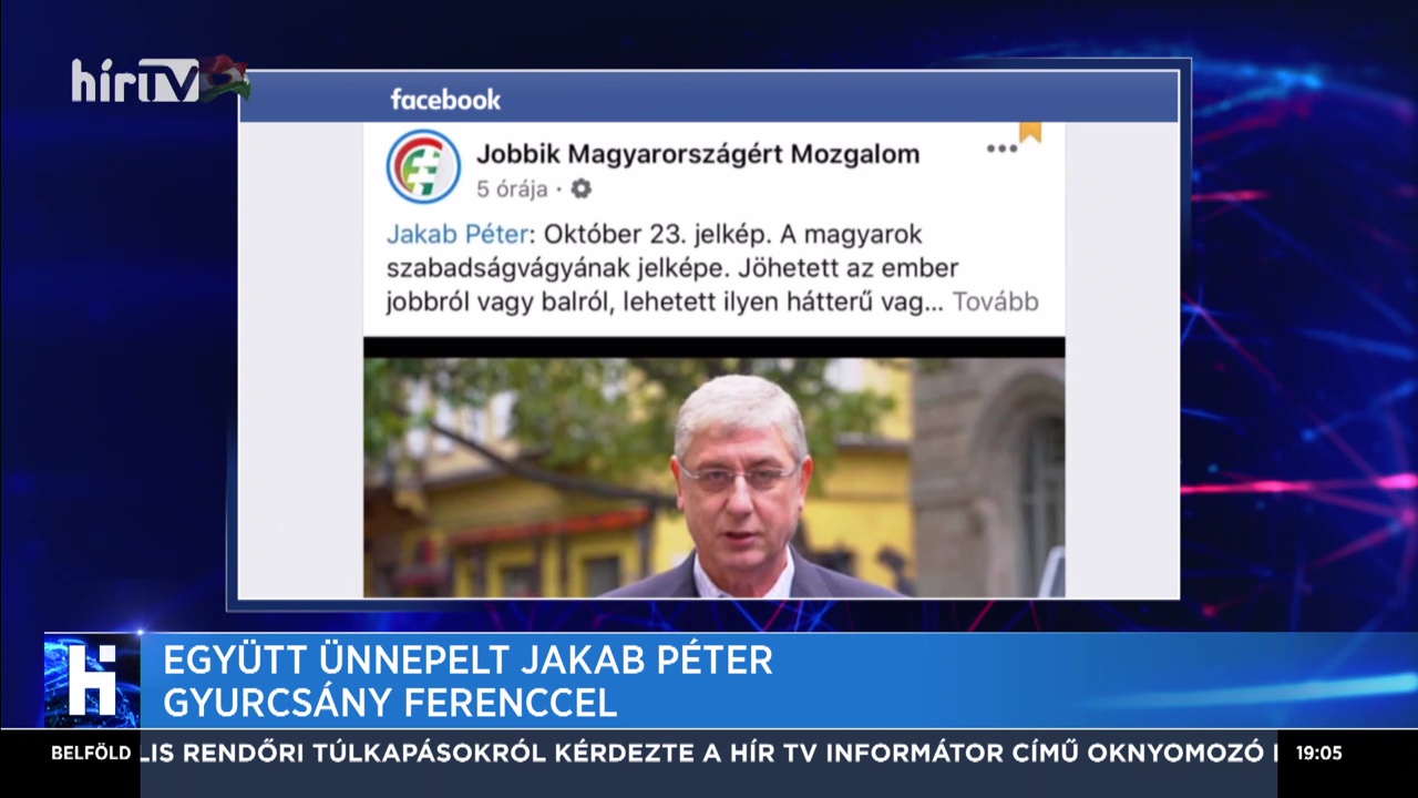 Együtt ünnepelt Jakab Péter Gyurcsány Ferenccel