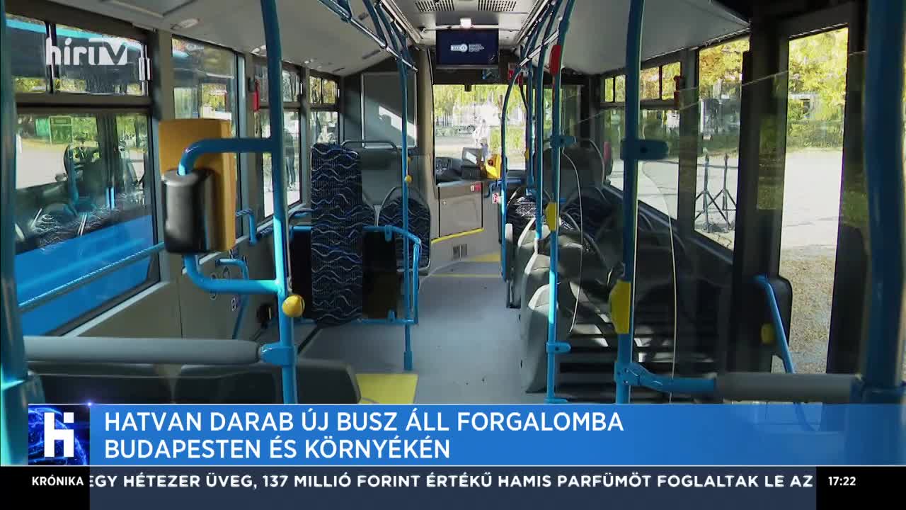 Hatvan darab új busz áll forgalomba Budapesten és környékén