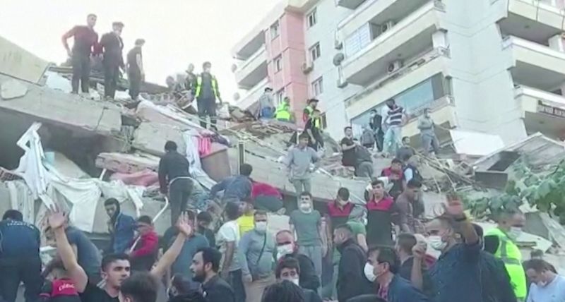 Nagy erejű földrengés rázta meg az Égeit-tengert, a török partoknál áldozatokkal