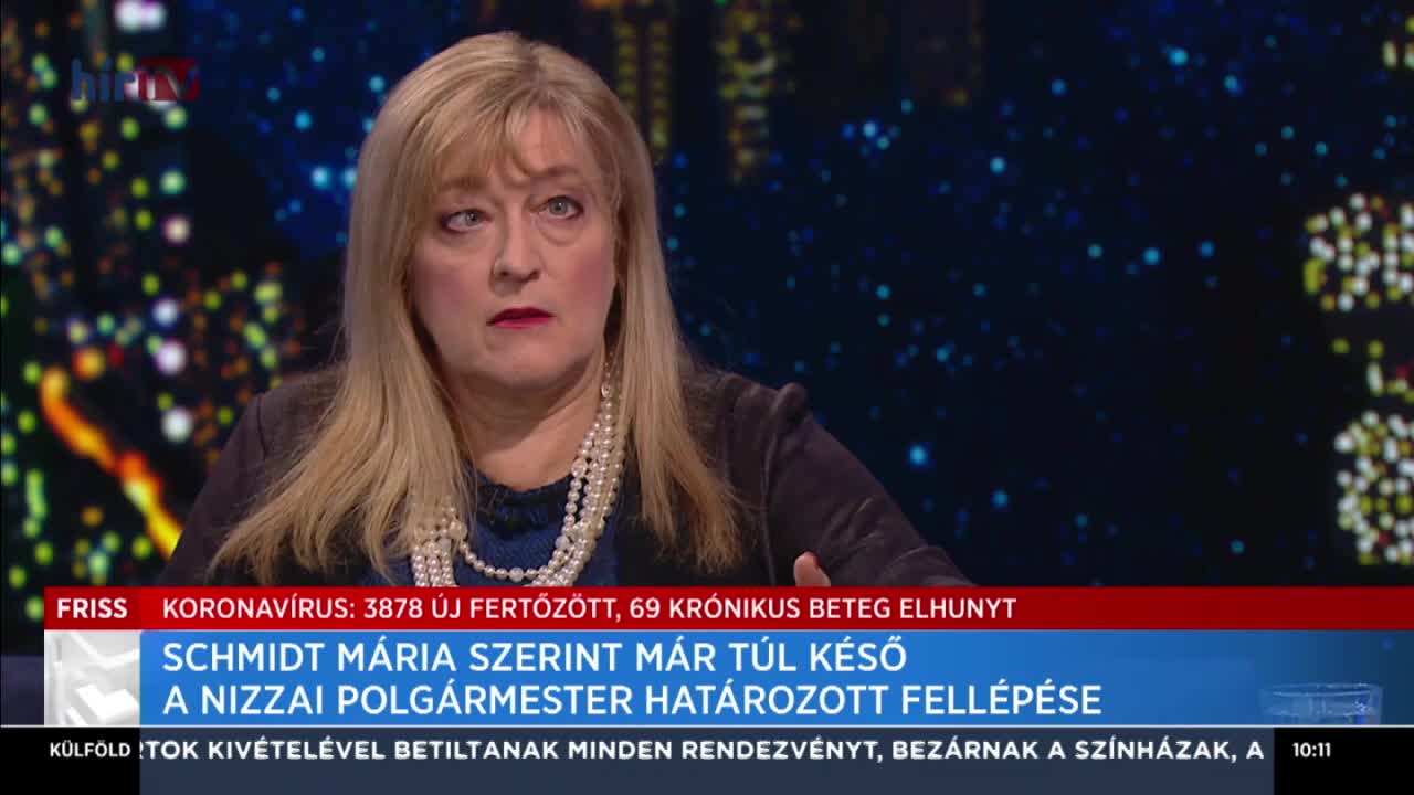 Schmidt Mária szerint már túl késő a nizzai polgármester határozott fellépése