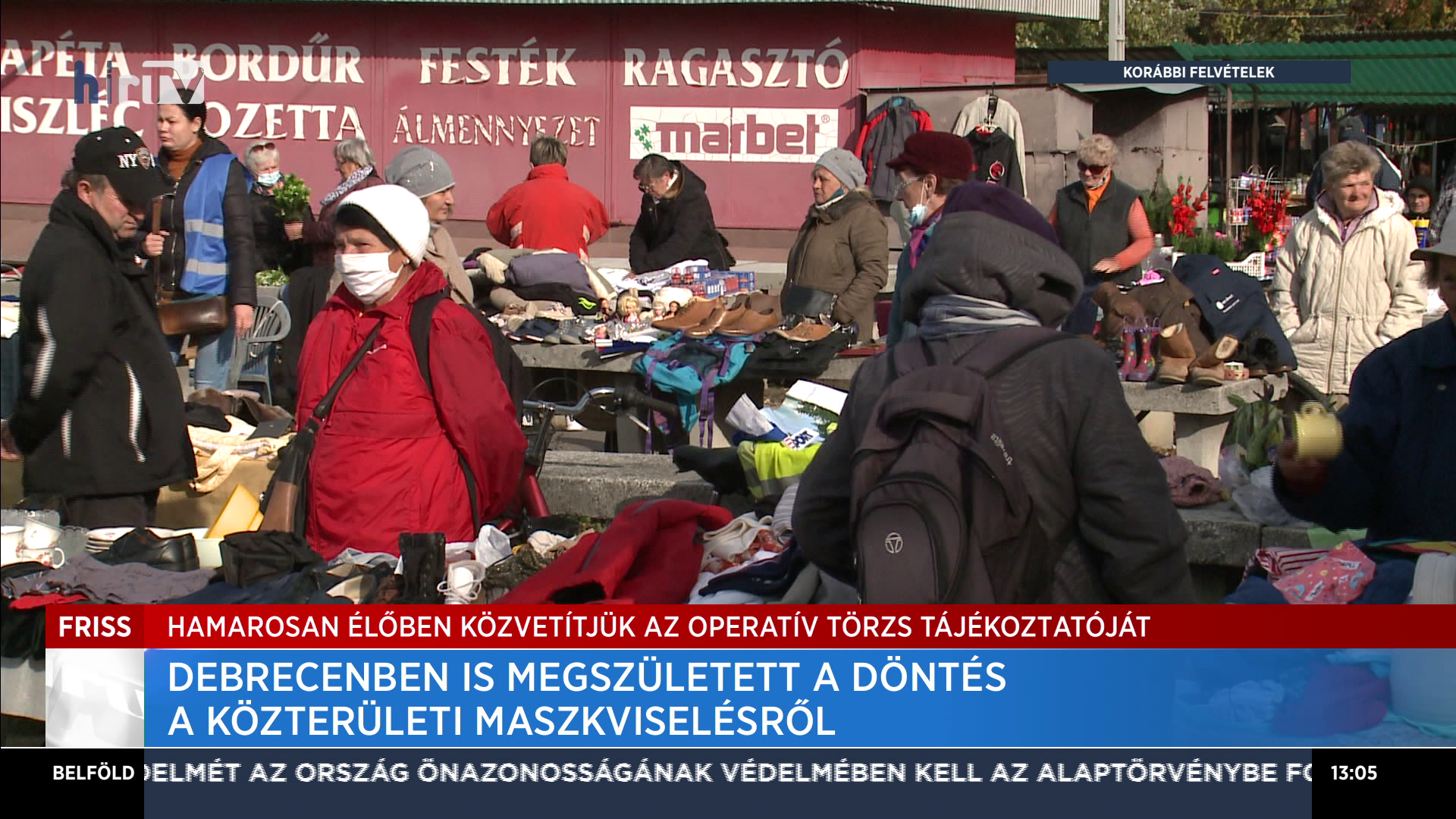 Debrecenben is megszületett a döntés a közterületi maszkviselésről