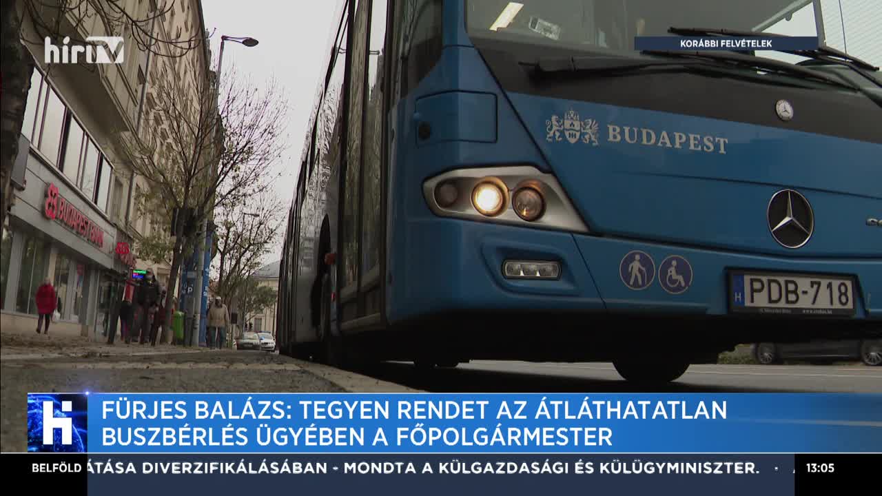 Fürjes Balázs: Tegyen rendet az átláthatatlan buszbérlés ügyében a főpolgármester