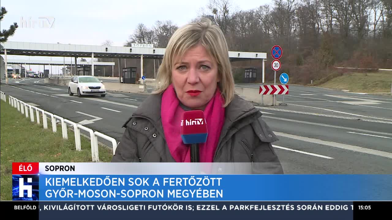 Kiemelkedően sok a fertőzött Győr-Moson-Sopron megyében