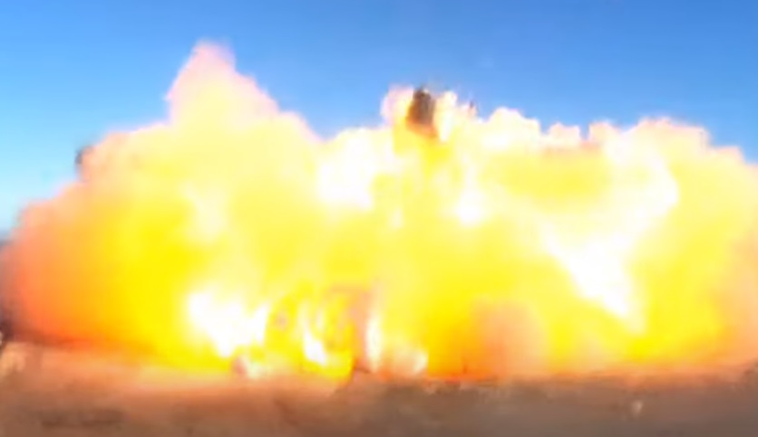 Felrobbant a SpaceX Csillaghajója