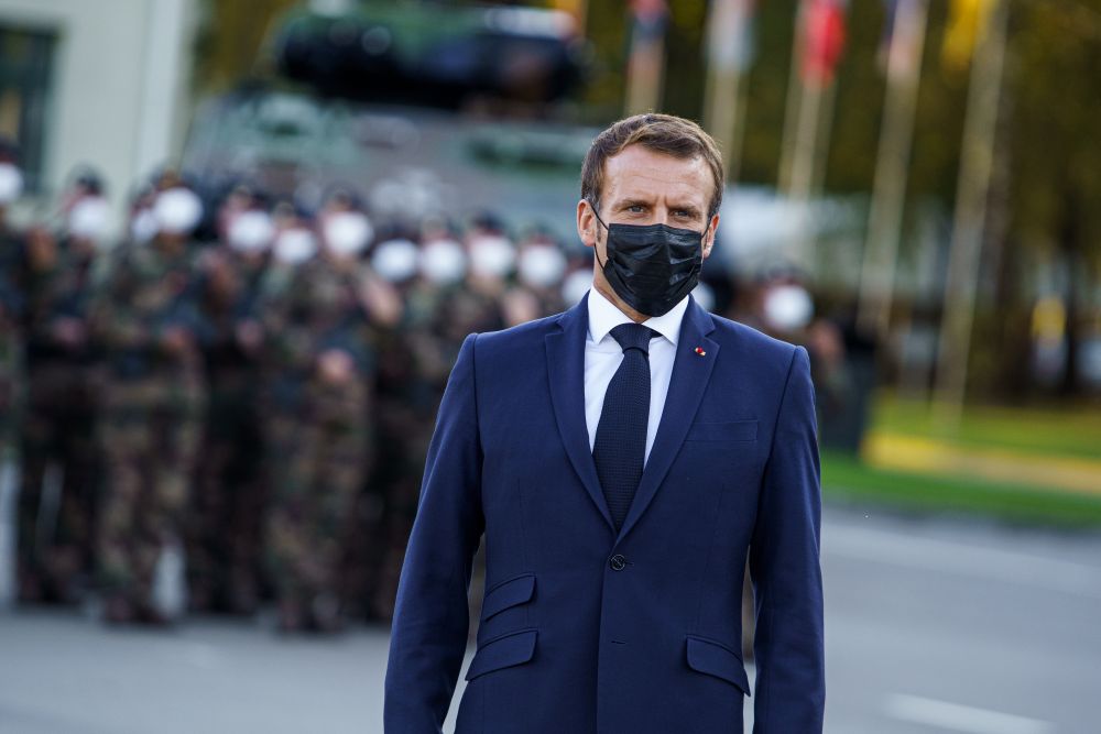 Koronavírusos lett Emmanuel Macron
