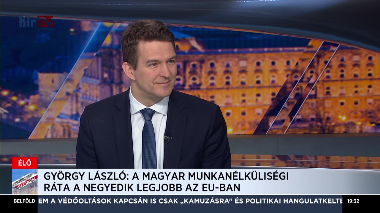 György László: A magyar munkanélküliségi ráta a negyedik legjobb az Unióban