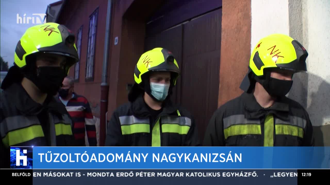Tűzoltóadomány Nagykanizsán