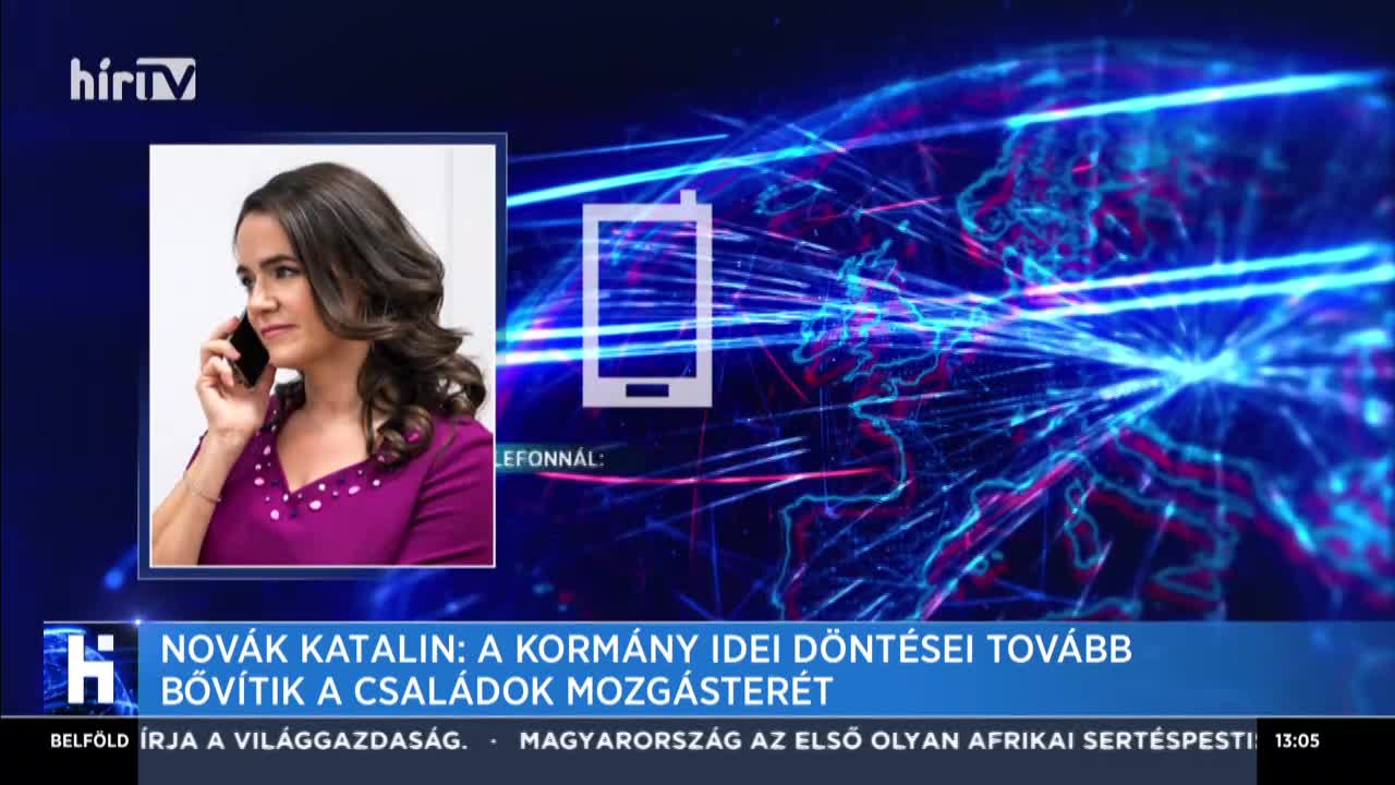 Novák Katalin: A kormány idei döntései tovább bővítik a családok mozgásterét
