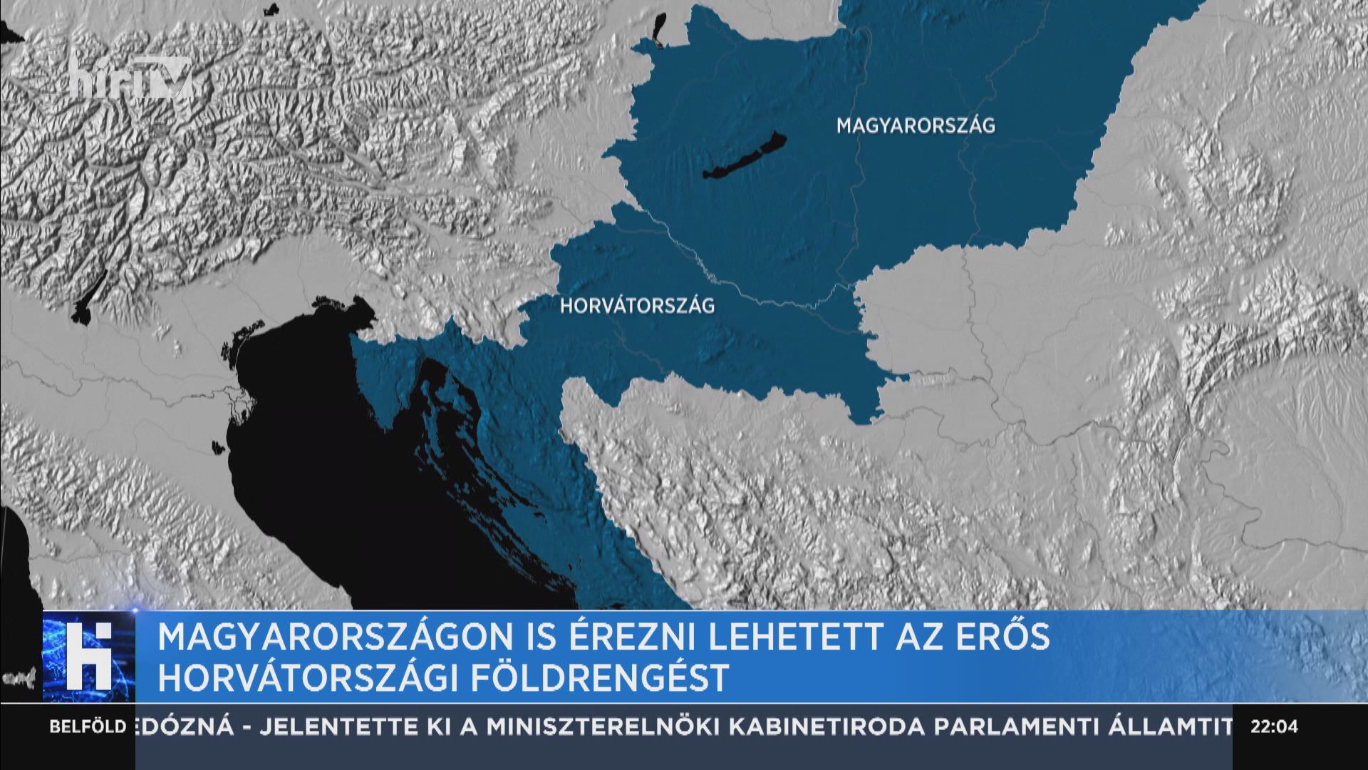 Magyarország több pontján is érezték a horvátországi földrengést