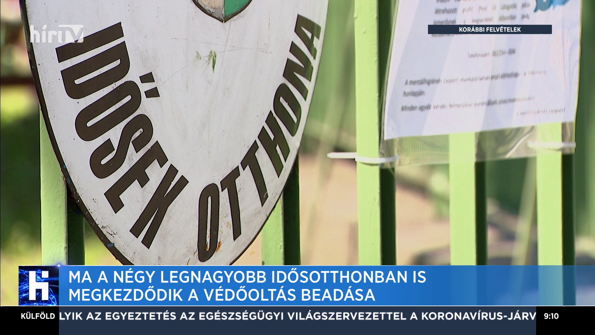 Ma a négy legnagyobb idősotthonban is megkezdődik a védőoltás beadása