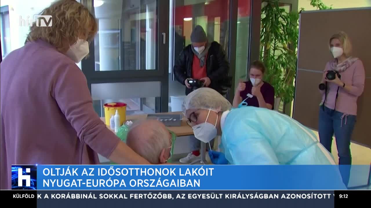 Oltják az idősotthonok lakóit Nyugat-Európa országaiban