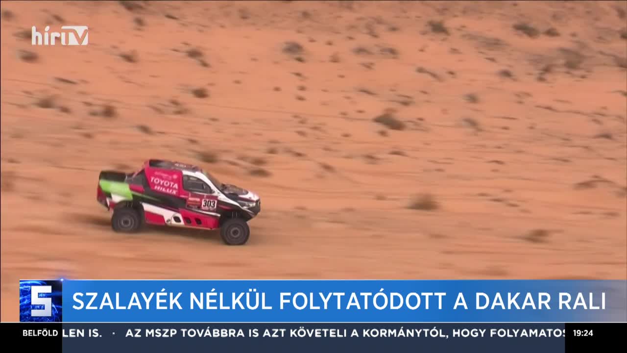 Szalayék nélkül folytatódott a Dakar rali