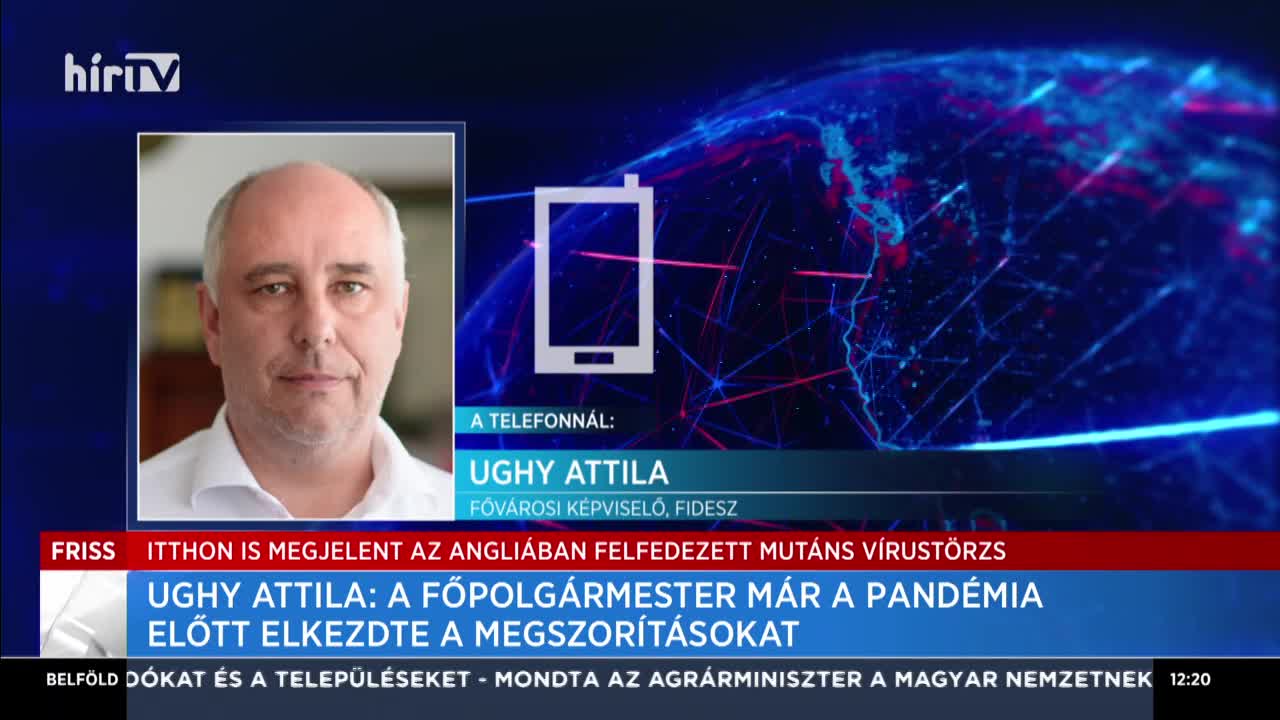 Ughy Attila: A főpolgármester már a pandémia előtt elkezdte a megszorításokat