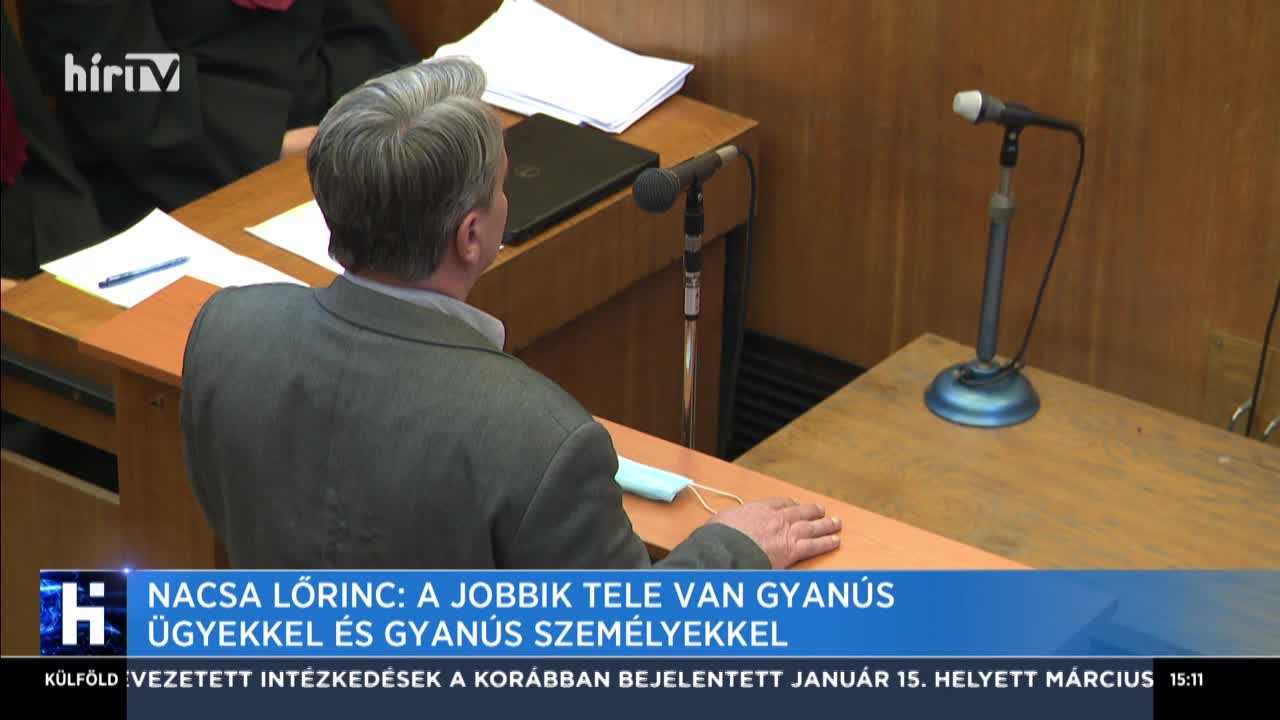 Nacsa Lőrinc: A Jobbik tele van gyanús ügyekkel és gyanús személyekkel