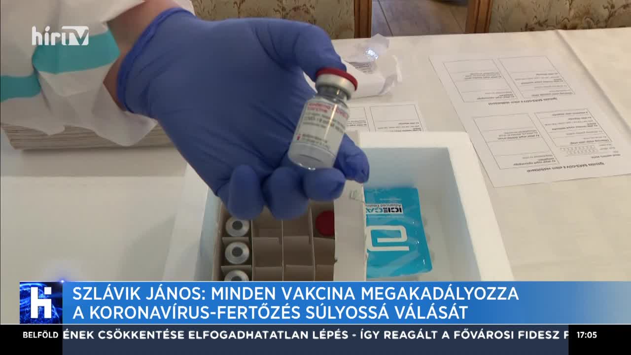 Szlávik János: Minden vakcina megakadályozza a koronavírus-fertőzés súlyossá válását