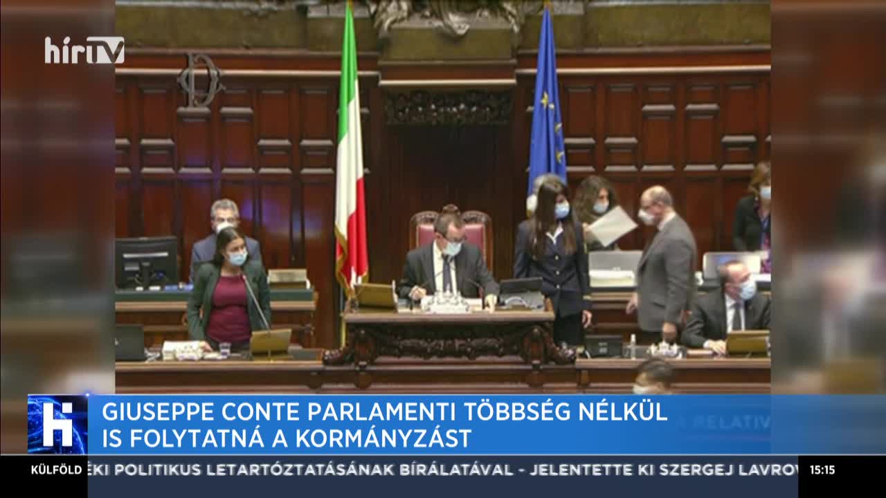 Giuseppe Conte parlamenti többség nélkül is folytatná a kormányzást