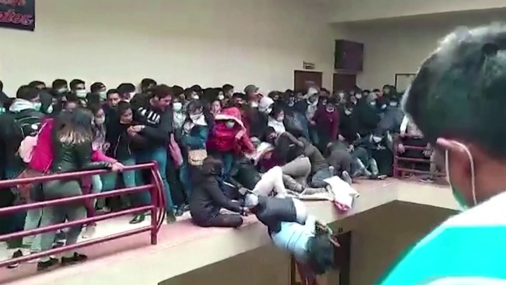 Halálos zuhanás egy bolíviai egyetemen