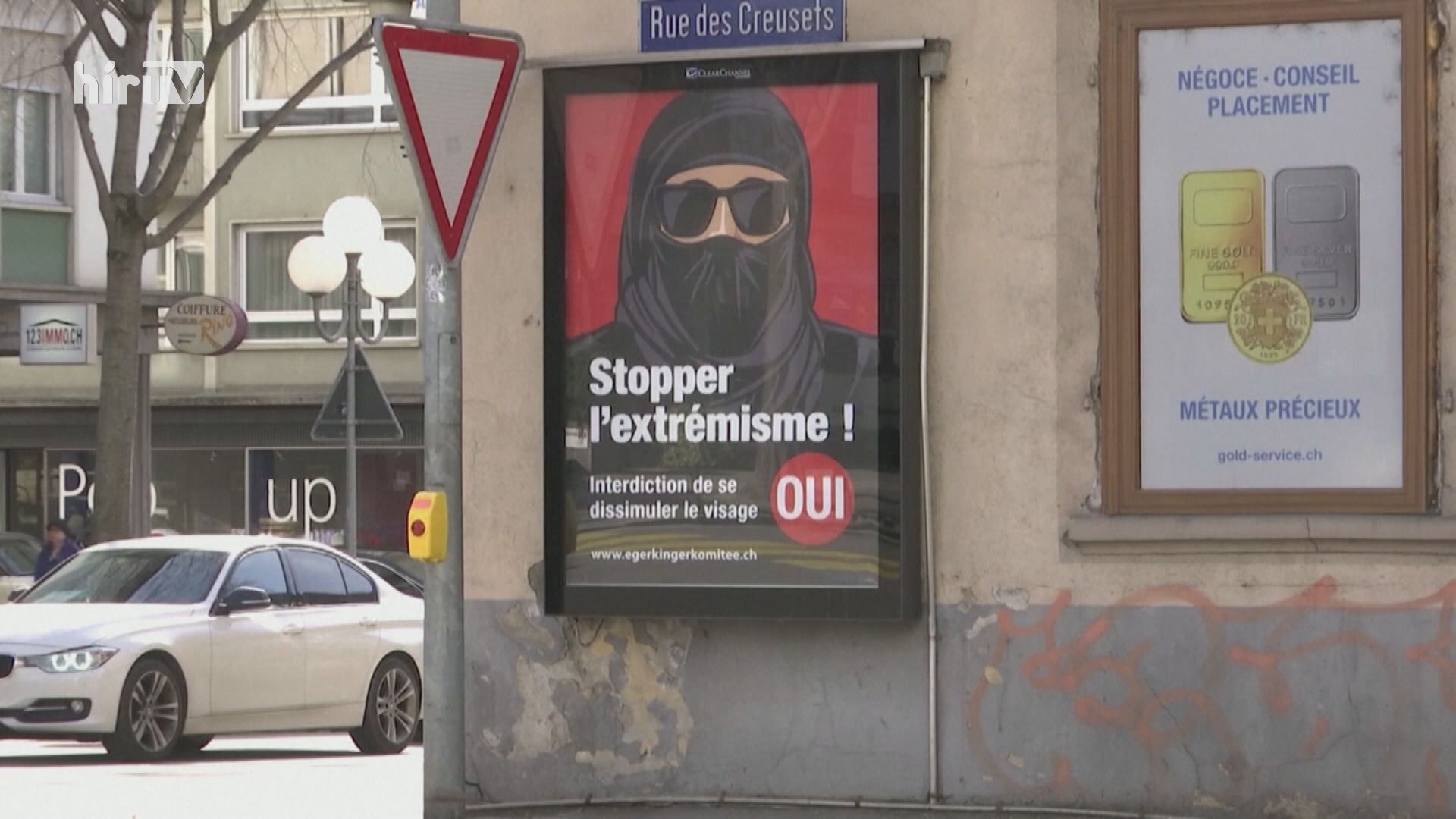 A burka viselésének tilalmáról szavaznak Svájcban