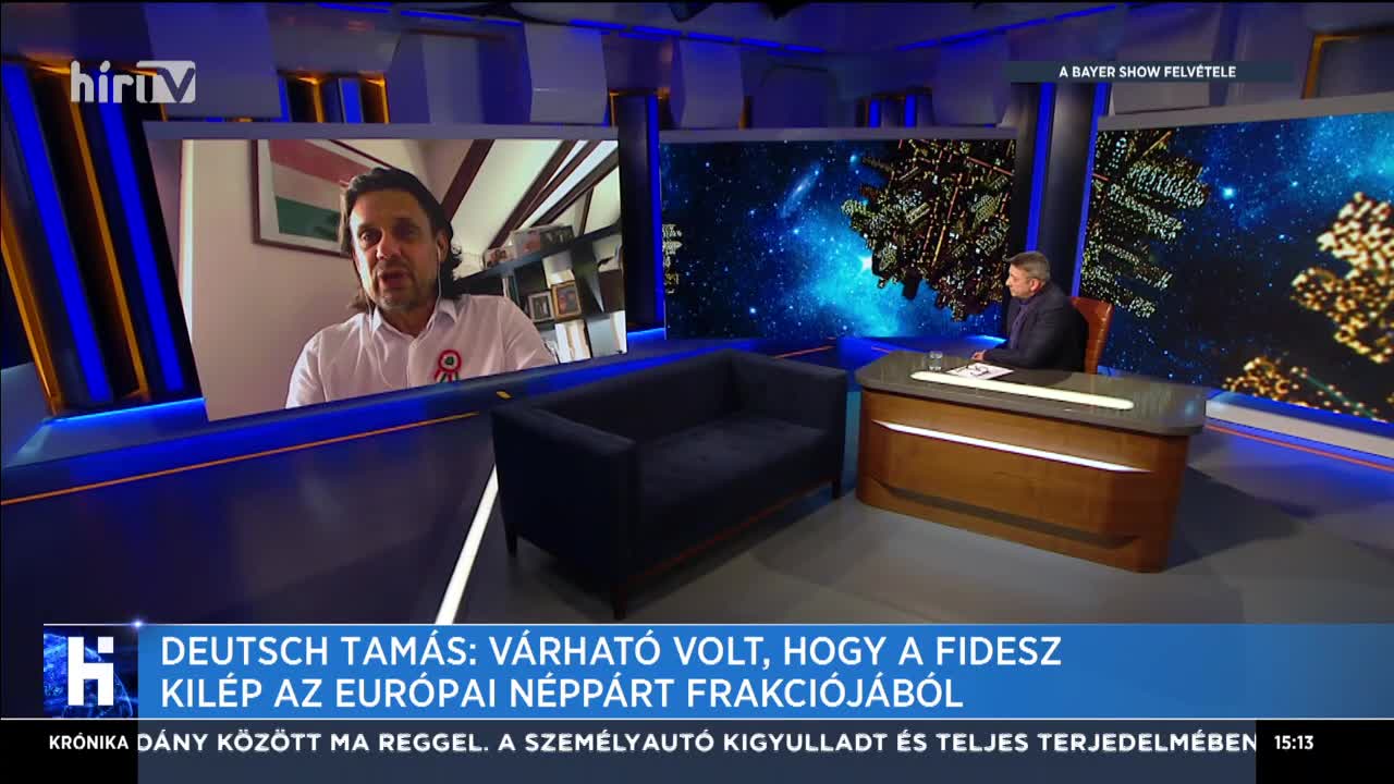 Deutsch Tamás: Várható volt, hogy a Fidesz kilép az Európai Néppárt frakciójából